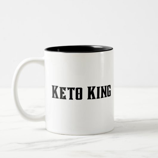 Tasse 2 Couleurs Keto King (Gauche)
