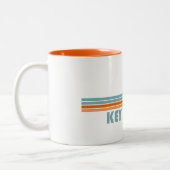 Tasse 2 Couleurs Key Largo Floride Sun Palm Trees (Gauche)