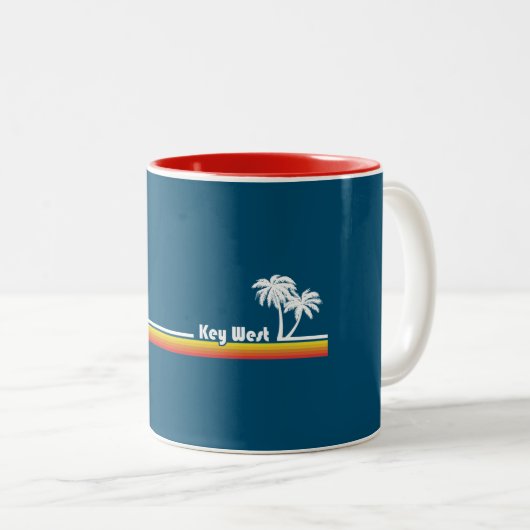 Tasse 2 Couleurs Key West, Floride (Devant droit)