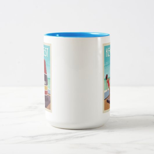 Tasse 2 Couleurs Key West | Floride (Centre)