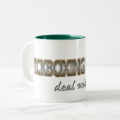 TASSE 2 COULEURS KICKBOXING (Devant gauche)