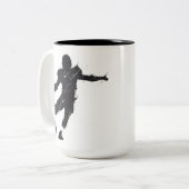 Tasse 2 Couleurs Kickoff Silhouette (Devant gauche)