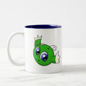 Tasse 2 Couleurs Kiko vert de tourbillonnement (Gauche)