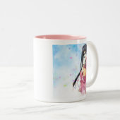 Tasse 2 Couleurs kimono japonais (Devant droit)