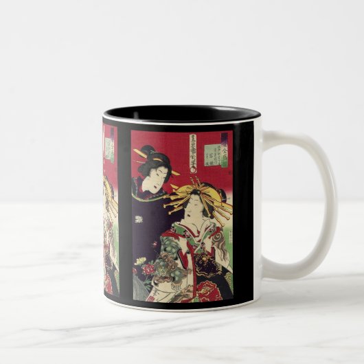 Tasse 2 Couleurs kimono japonais geisha (Droit)
