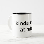 Tasse 2 Couleurs Kinda OK Pour Les Vélos (Devant gauche)