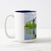 TASSE 2 COULEURS KINDERDIJK, PAYS-BAS (Gauche)