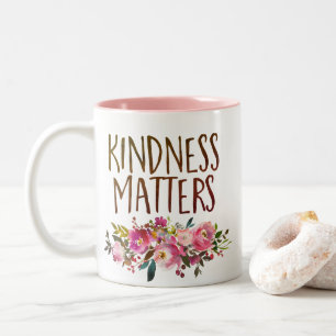 Tasse 2 Couleurs Kindy Matters Rose Purple Boho Floral Tea