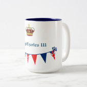 Tasse 2 Couleurs King Charles 111 Crown (Devant droit)
