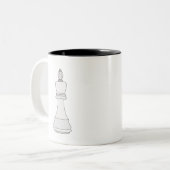 Tasse 2 Couleurs King Chess (Devant gauche)