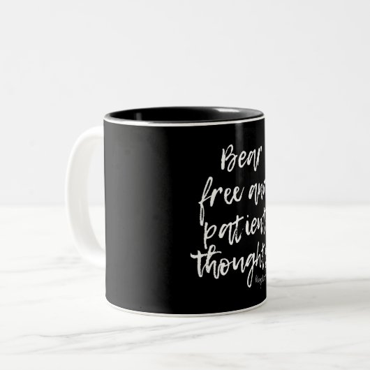 TASSE 2 COULEURS KING LEAR SHAKESPEARE PENSÉES PATIENTES (Devant gauche)