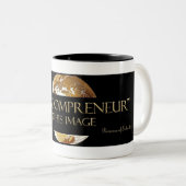 TASSE 2 COULEURS #KINGDOMPRENEUR- DANS SON IMAGE TM (Devant droit)
