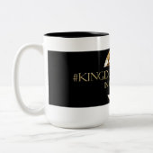 Tasse 2 Couleurs #KINGDOMPRENEUR- DANS SON noir du TM d'IMAGE (Gauche)