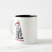 Tasse 2 Couleurs KiniArt Baby Rhino (Devant gauche)