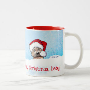 Tasse 2 Couleurs KiniArt Cairn Terrier Noël