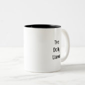 Tasse 2 Couleurs KiniArt Dolly Llama (Devant droit)