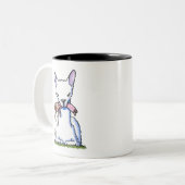 Tasse 2 Couleurs KiniArt Dolly Llama (Devant gauche)