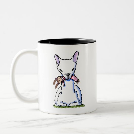 Tasse 2 Couleurs KiniArt Dolly Llama (Gauche)
