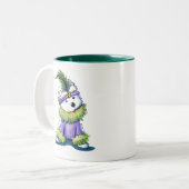 Tasse 2 Couleurs KiniArt Flapper Westie (Devant gauche)