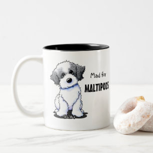 Tasse 2 Couleurs KiniArt Maltipoo