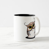 Tasse 2 Couleurs KiniArt Owl (Devant droit)