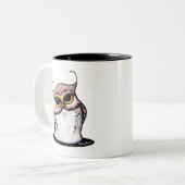 Tasse 2 Couleurs KiniArt Owl (Devant gauche)