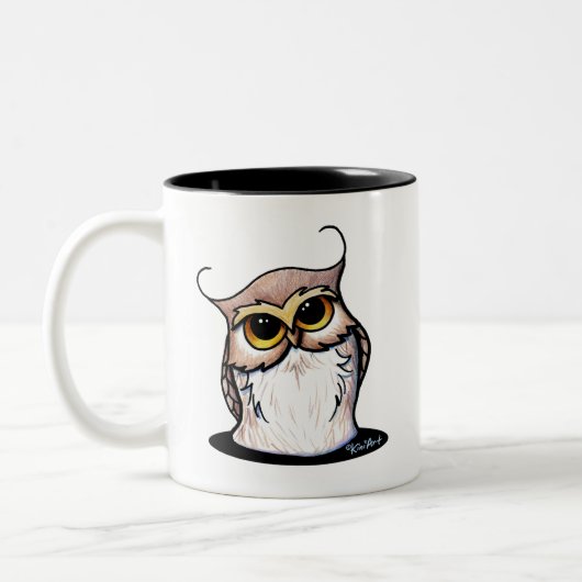 Tasse 2 Couleurs KiniArt Owl (Gauche)