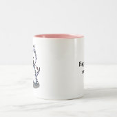 Tasse 2 Couleurs KiniArt Westie Le Chien (Centre)