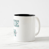 Tasse 2 Couleurs KiniArt Westie Maman (Devant droit)