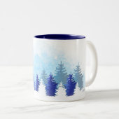 Tasse 2 Couleurs KiniArt Winter Norwich Terrier (Devant droit)