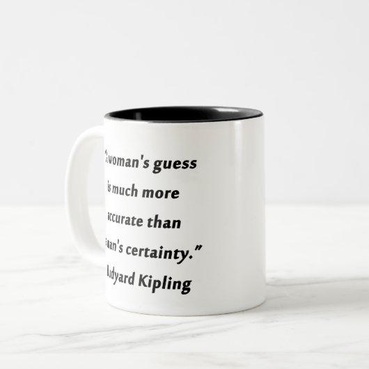 Tasse 2 Couleurs Kipling - Womans Guess (Devant gauche)
