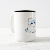 Tasse 2 Couleurs Kit de couverture douillet Chaton Kawaii Design de (Devant gauche)