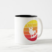 Tasse 2 Couleurs Kiteboarding (Devant droit)