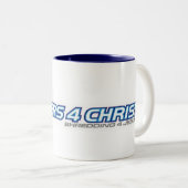 Tasse 2 Couleurs Kiters4Christ (Devant droit)