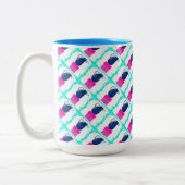 Tasse 2 Couleurs Kittens de Noël (Gauche)