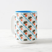 Tasse 2 Couleurs Kittens de Noël (Devant gauche)