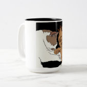 Tasse 2 Couleurs Kitties endormies (Devant gauche)