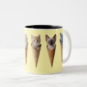 Tasse 2 Couleurs Kitty Cones (Devant droit)