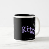 Tasse 2 Couleurs Kitty pourpre (Devant droit)