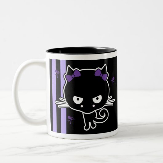 Tasse 2 Couleurs Kitty pourpre (Gauche)