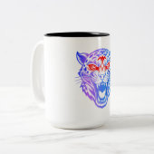 Tasse 2 Couleurs Kitty souriant (Devant gauche)