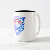 Tasse 2 Couleurs Kitty souriant (Devant droit)