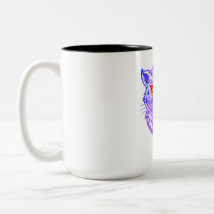 Tasse 2 Couleurs Kitty souriant
