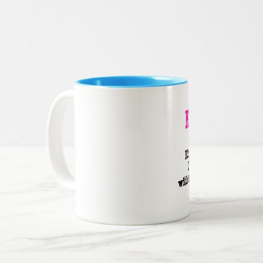 Tasse 2 Couleurs "KittyTude !" (Devant gauche)