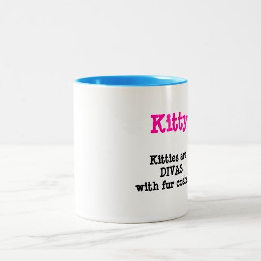 Tasse 2 Couleurs "KittyTude !" (Centre)