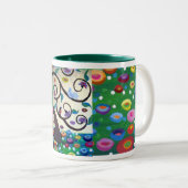 Tasse 2 Couleurs Klimt arbre de vie (Devant droit)