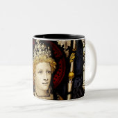 Tasse 2 Couleurs knight médiéval (Devant droit)