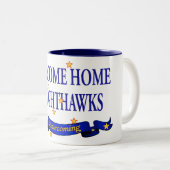 Tasse 2 Couleurs Knighthawks à la maison bienvenu (Devant droit)