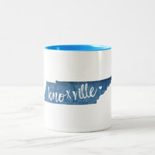 Tasse 2 Couleurs Knoxville, Tennessee Wood Grain