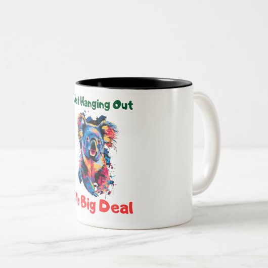 Tasse 2 Couleurs Koala (Devant droit)